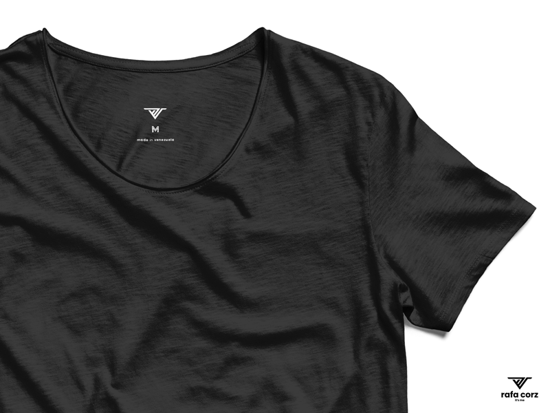 etiqueta estampada en franela