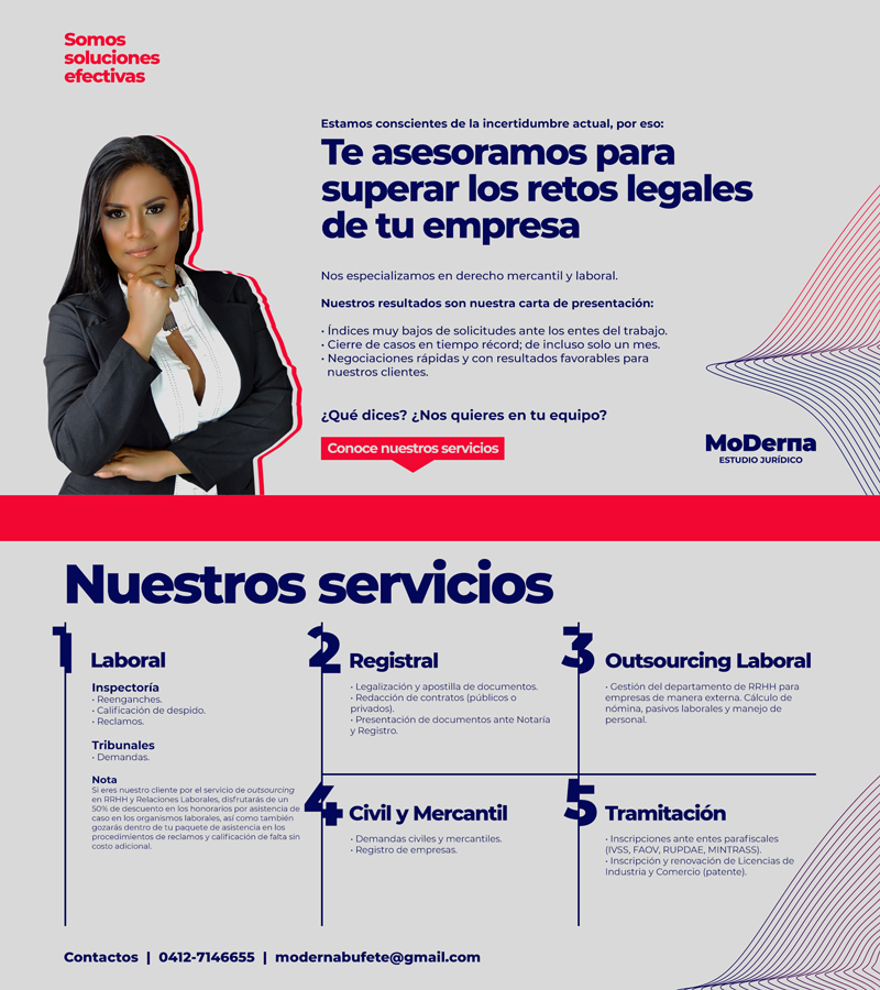 presentación de servicios