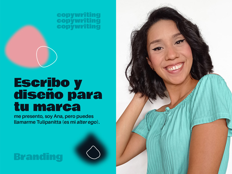 Ana copywriter y diseñadora de marcas