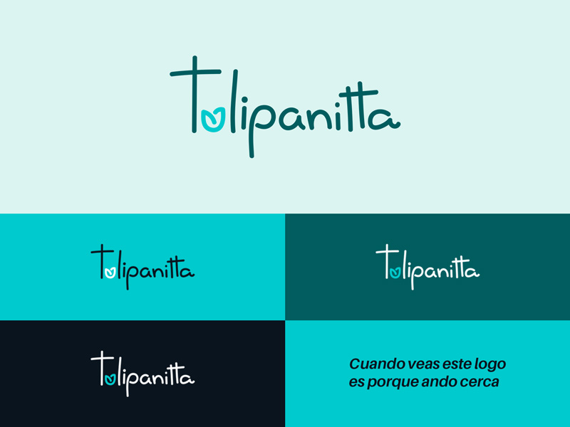 logotipo de tulipanitta marca de Ana